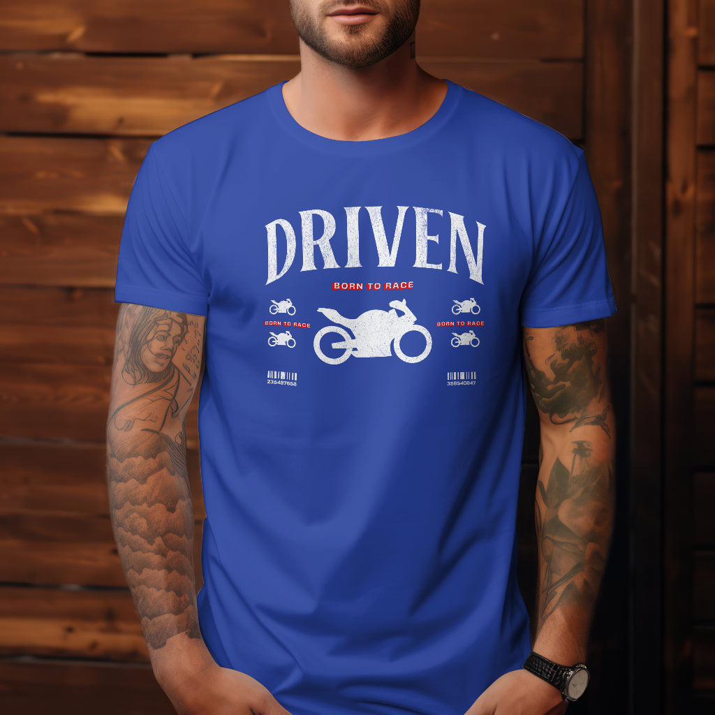 Driven Born to Ride T shirt, Graphic T Shirt, T-shirt unisex short sleeve T-shirt, Cotton T-shirt, Pretty Shirt, Graphic T-Shirt, Handmade Clothing.