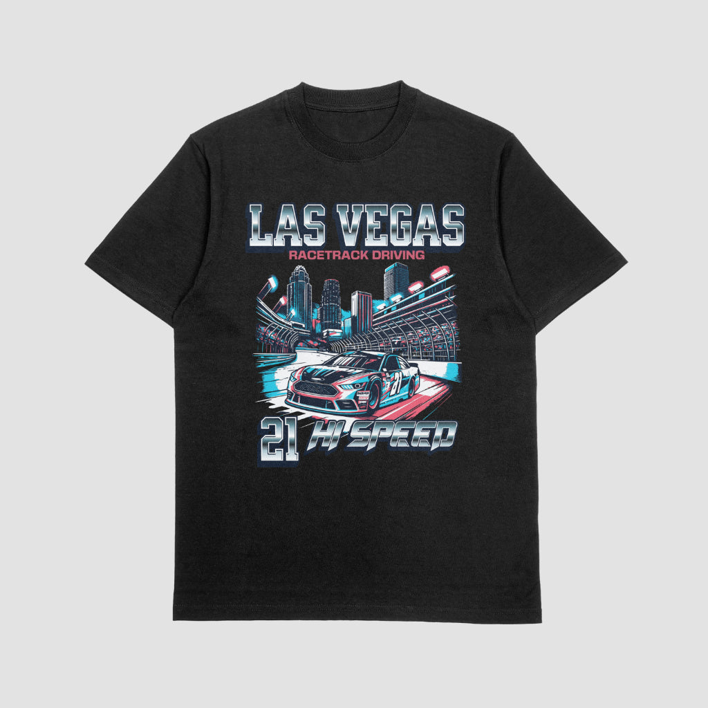 Las Vegas Racetrack T Shirt, Love Pride Gift, Graphic Tee, cotton, Unisex T-shirt