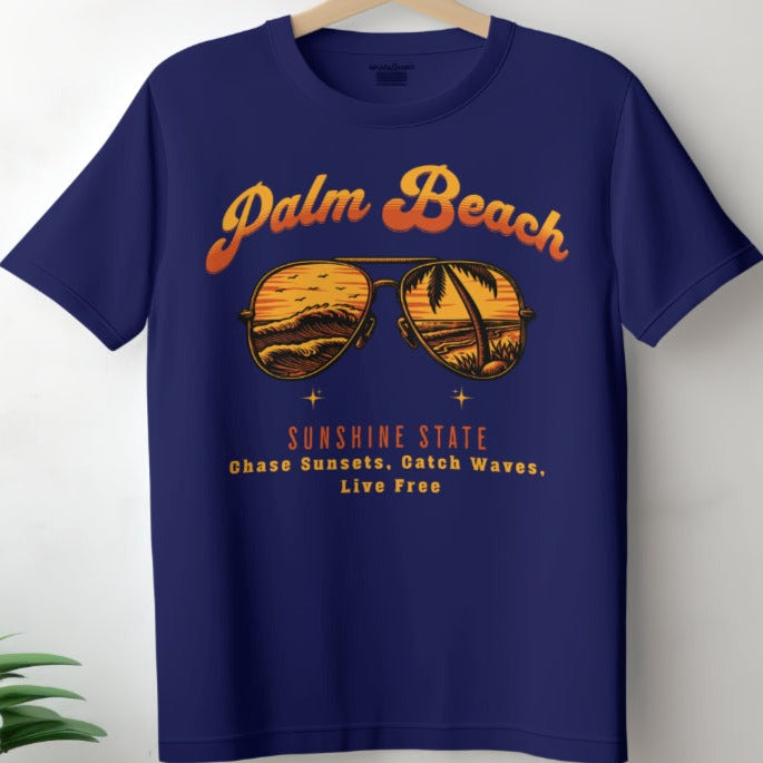 Palm Beach Shirt | Palm Beach Florida T-Shirt | The Island, T-shirt unisex short sleeve T-shirt, Cotton T-shirt, Pretty Shirt, Graphic T-Shirt, Handmade Clothing.