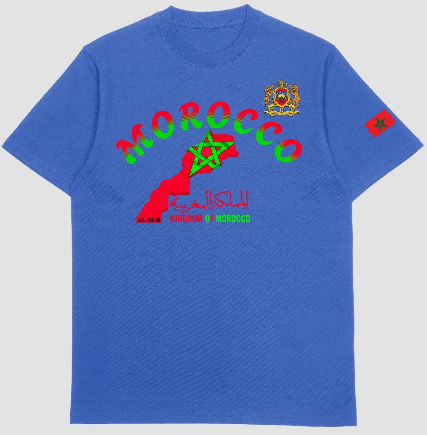 Morocco map T-shirt, Moroccan T-shirt map unisex short sleeve T-shirt, Cotton T-shirt, Pretty Shirt, Graphic T-Shirt, Handmade Clothing.