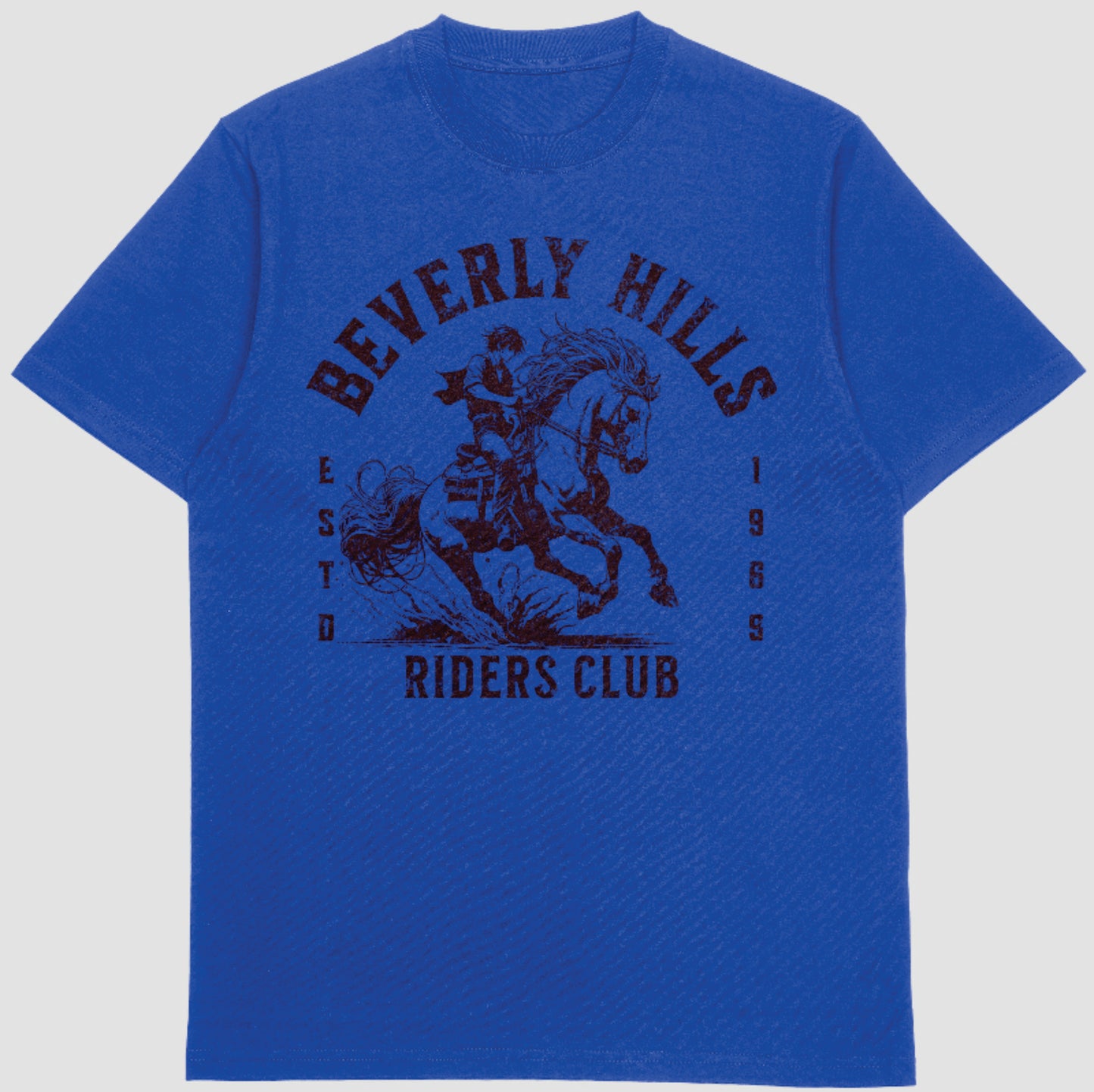 Beverly Hills Riders Club T-Shirt | Beverly Hills Vintage horse Style Tee | Beverly Hills Shirt