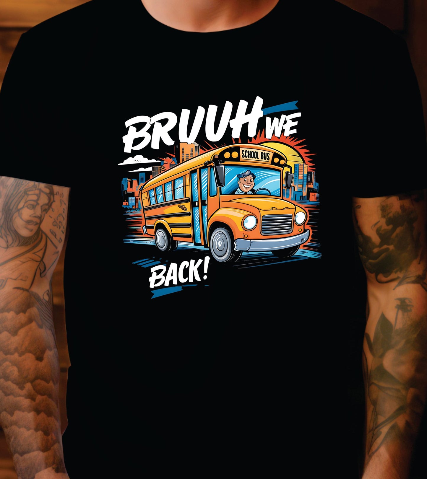 BRUUH WE BACK! Back-to-School Vibes T-Shirt